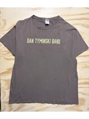 Dan Tymniski Band Mens XL 90s Brown Short Sleeve Crewneck T Shirt
